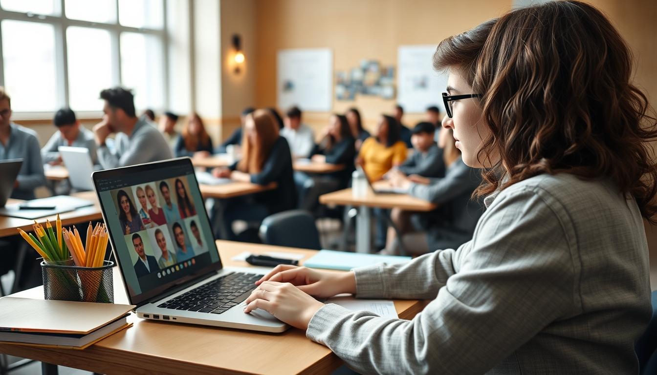 Student preparing for exams with study materials